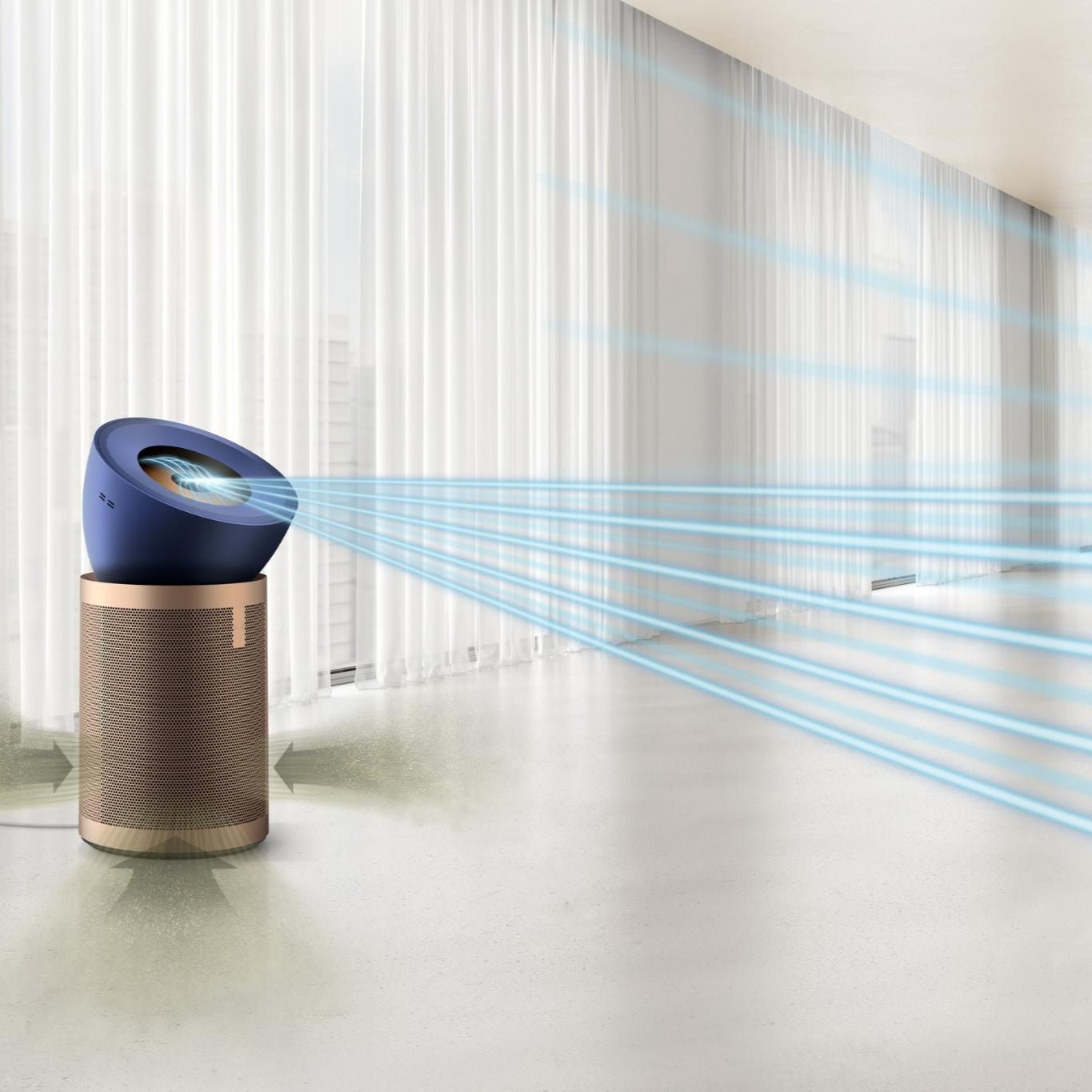 Dyson Purifier Big+Quiet Formaldehyde (Prussian Blue/Gold) - Image 3