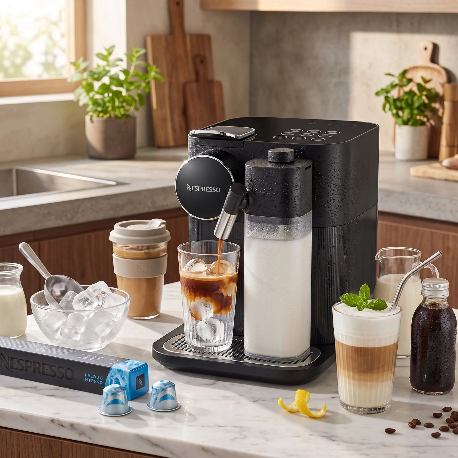 Nespresso Gran Lattissima Coffee Machine Black - Image 6