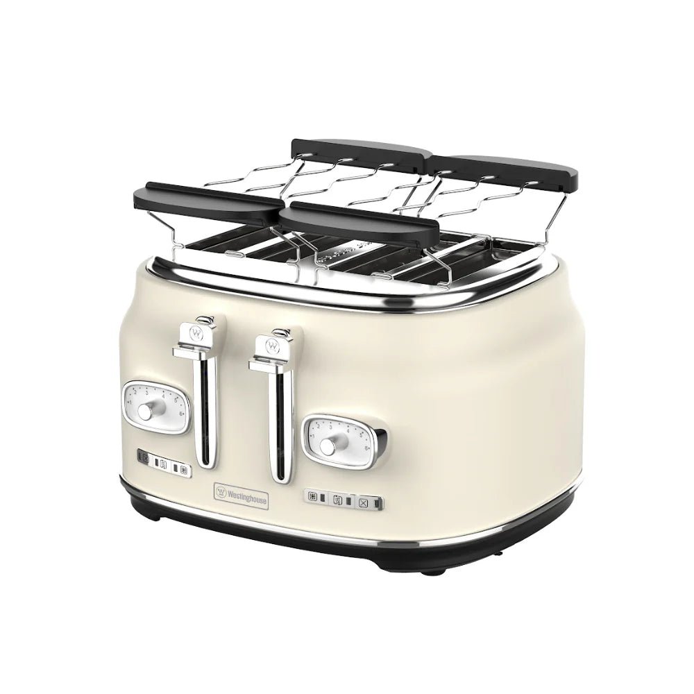 Westinghouse Retro 4 Slice Toaster White - Image 4