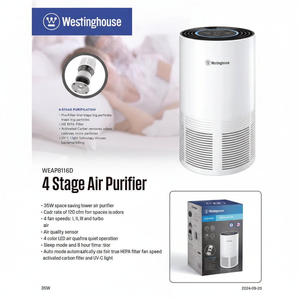 Westinghouse 4 Stage Air Purifier - Image 3