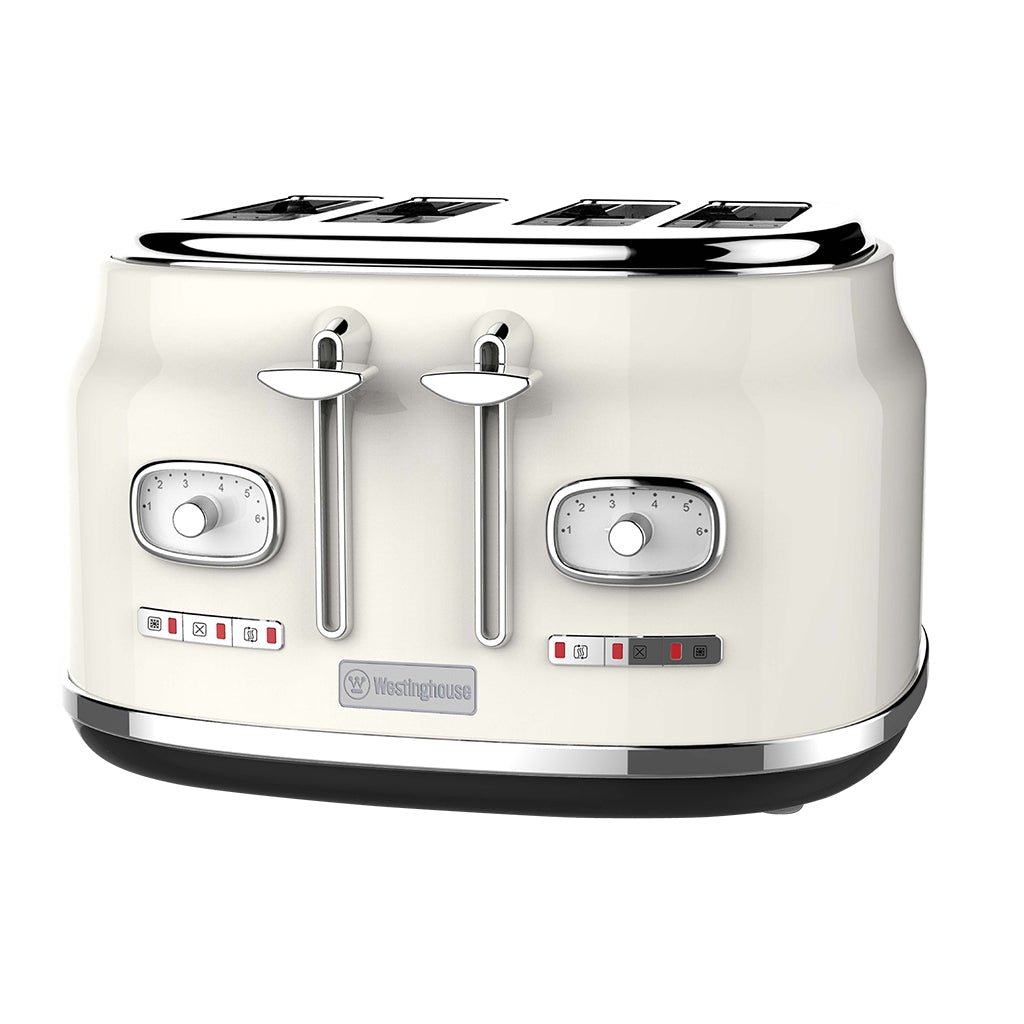 Westinghouse Retro 4 Slice Toaster White