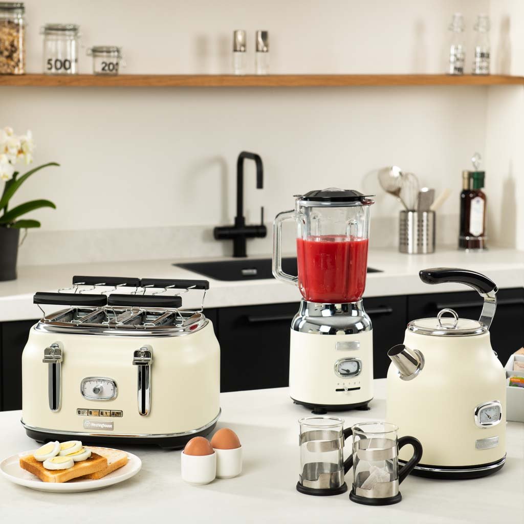 Westinghouse Retro 4 Slice Toaster White - Image 3